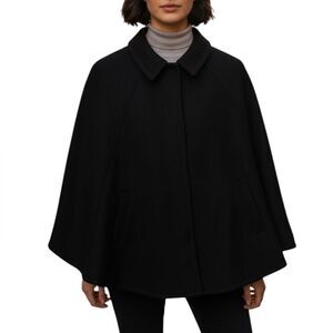 H&M Black Lined Cape(Size 4)